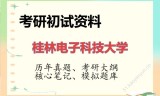 2026年桂林电子科技大学考研初试精品资料