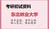 2026年东北林业大学考研初试精品资料